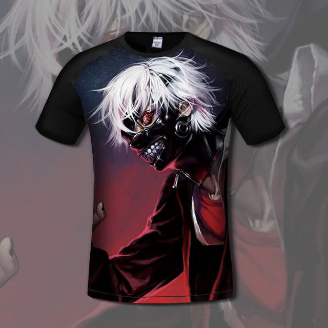 Anime Quality Printed Fashion Men T-Shirt
