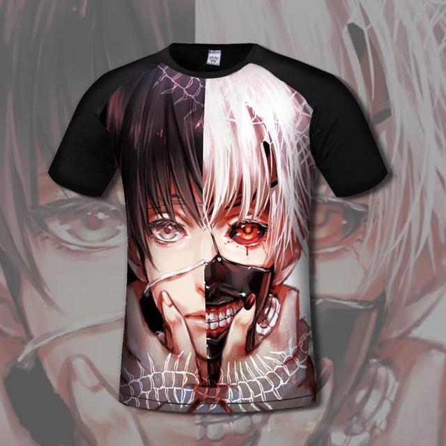 Anime Quality Printed Fashion Men T-Shirt