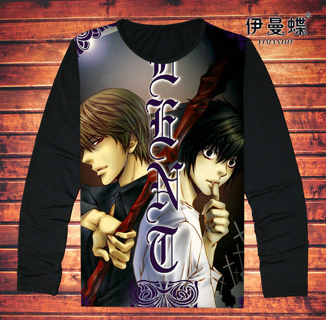 Anime Death Note Men Fashion T-Shirt