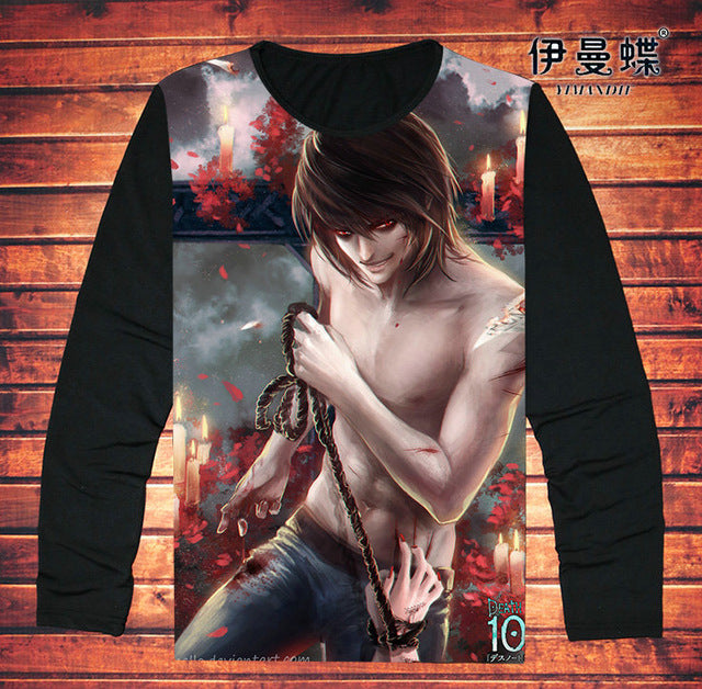 Anime Death Note Men Fashion T-Shirt