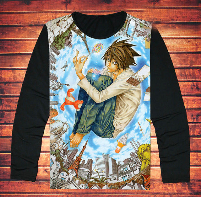 Anime Death Note Men Fashion T-Shirt