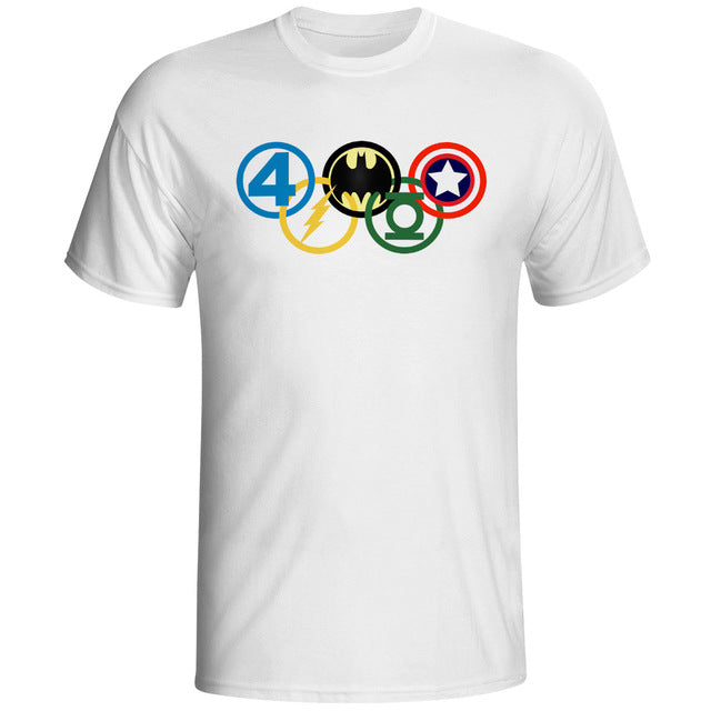 Anime Cartoon Men Printed T-Shirt