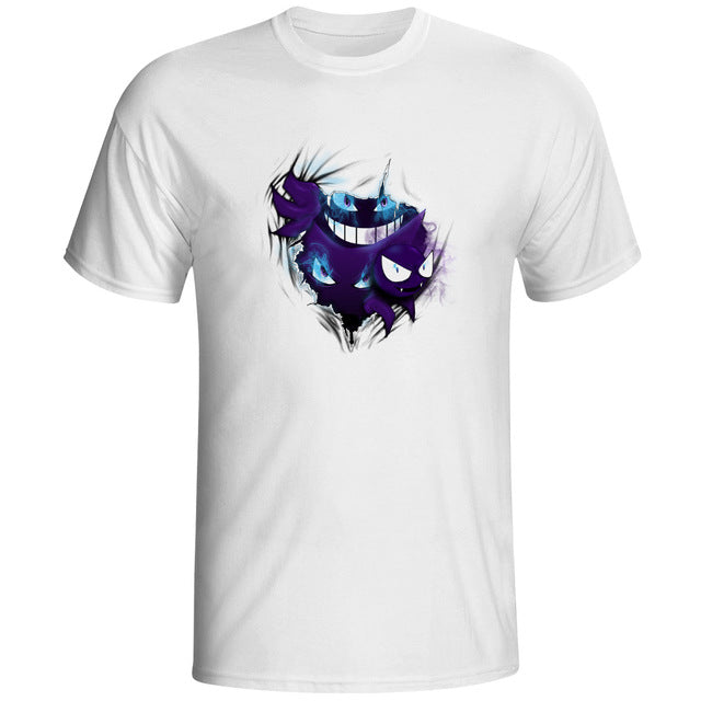 Anime Cartoon Men Printed T-Shirt