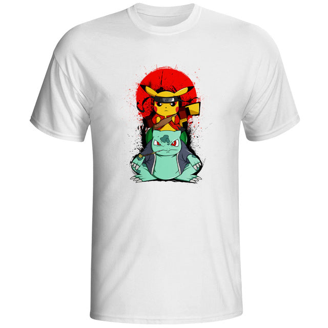 Anime Cartoon Men Printed T-Shirt