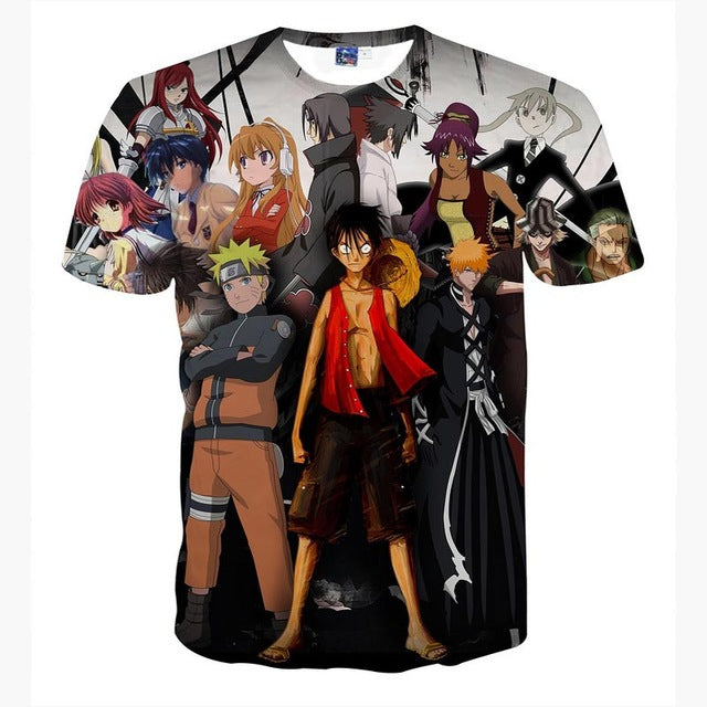 Anime Men Fashion T-Shirt