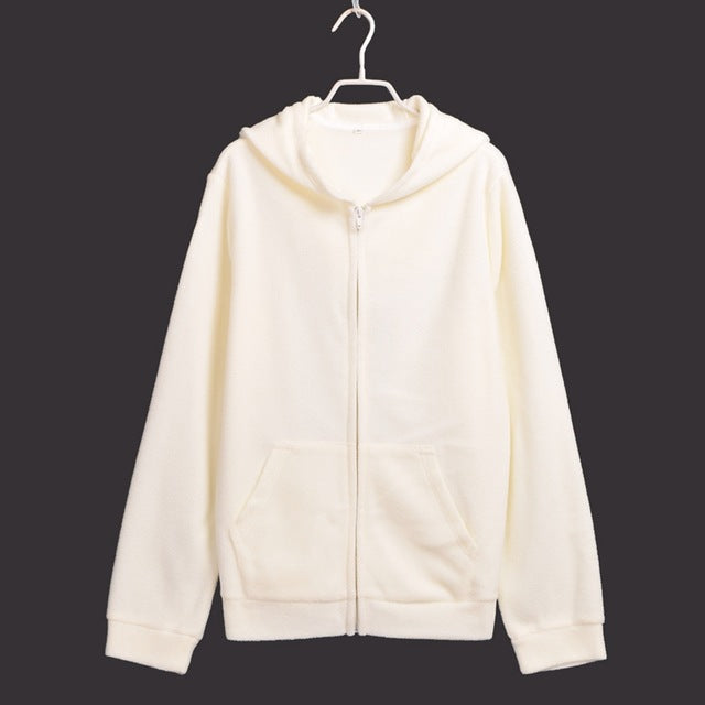 Casual Fleece Women Cartoon Anime Hoodies