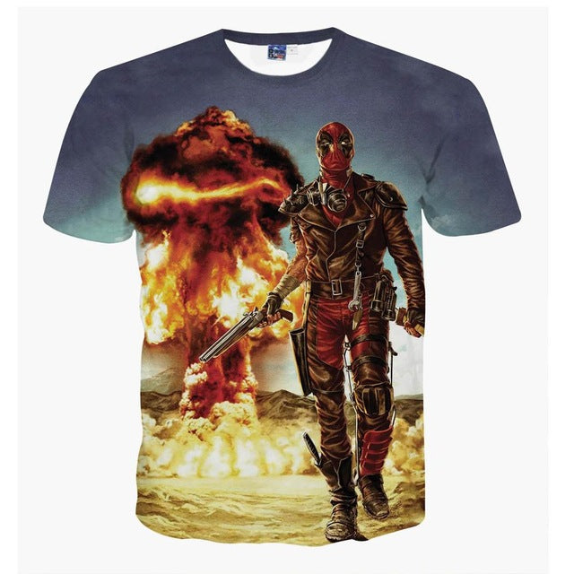 Kids Fashion Anime Printed T-Shirt
