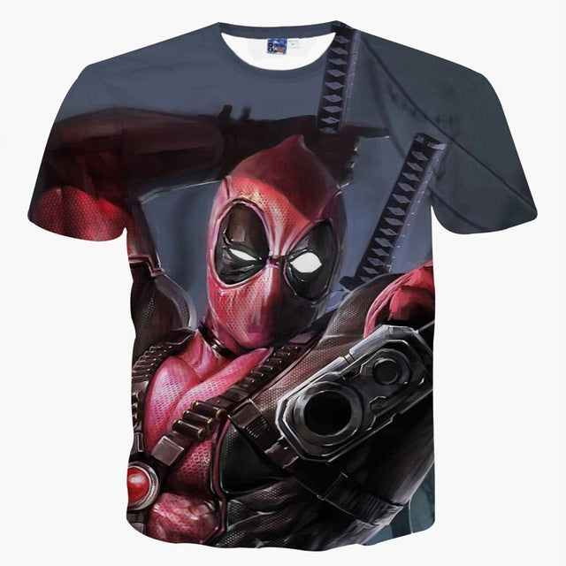 Kids Fashion Anime Printed T-Shirt