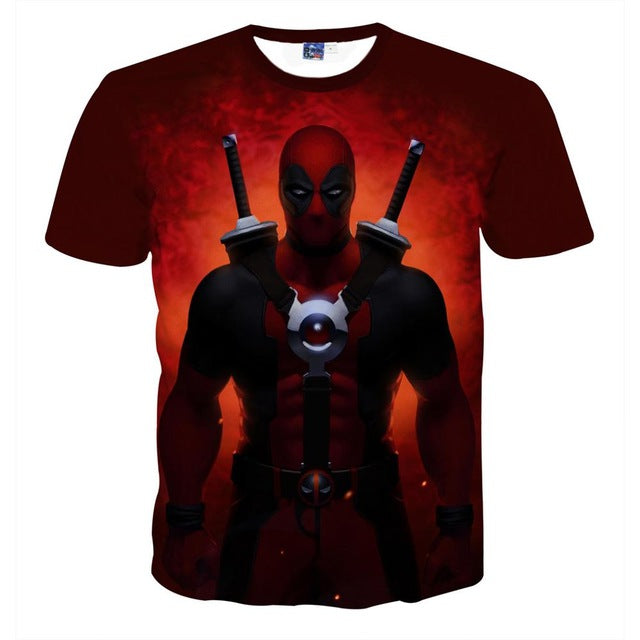 Kids Fashion Anime Printed T-Shirt