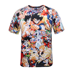 Casual Dragon Ball Adult Anime T-Shirt