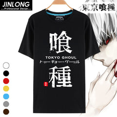 Cartoon Print Casual Men Anime T-Shirt