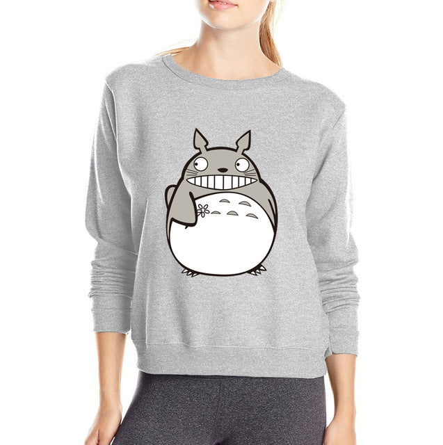 Fashion Women Fleece Anime Hoodies