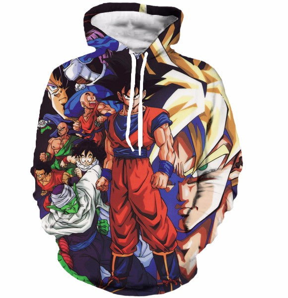 Classic Cartoon Men Anime Hoodies