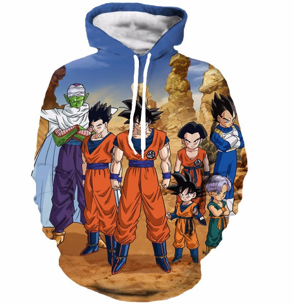 Classic Cartoon Men Anime Hoodies