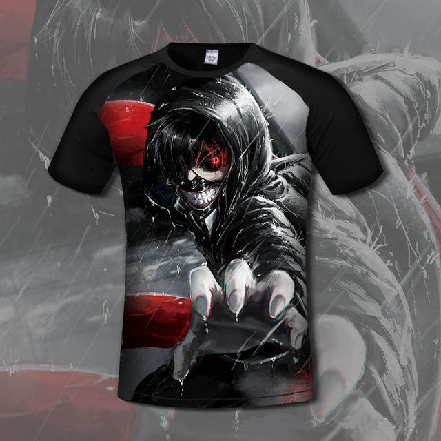 Anime Quality Printed Fashion Men T-Shirt