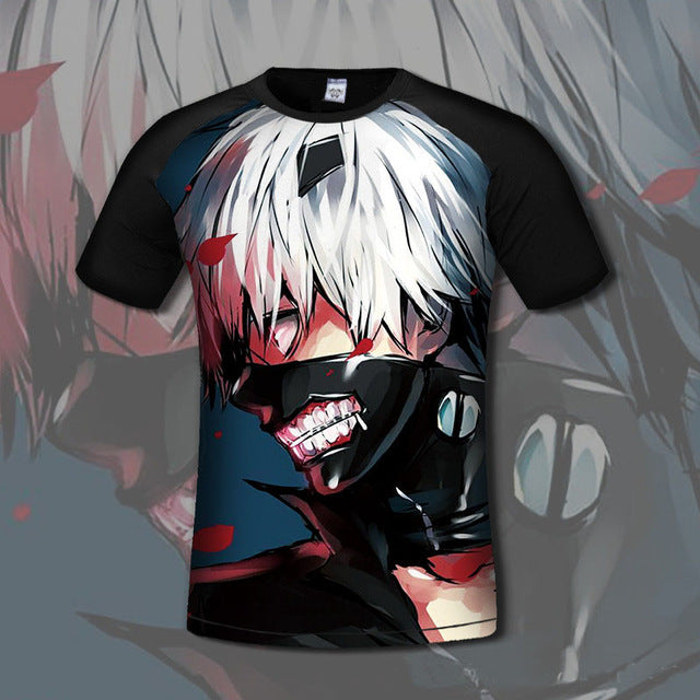 Anime Quality Printed Fashion Men T-Shirt