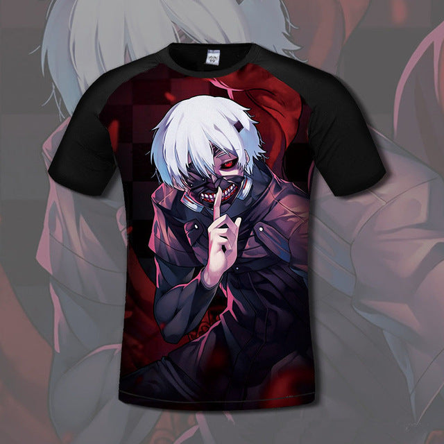 Anime Quality Printed Fashion Men T-Shirt