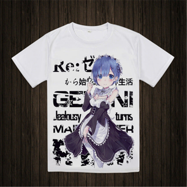 Anime Cosplay Men Cartoon T-Shirt