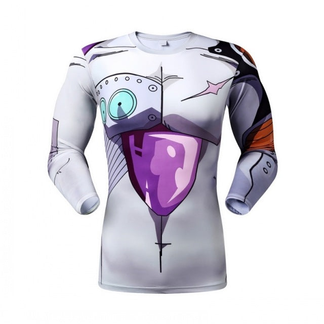 Anime Body Fitting Men Printed T-Shirt