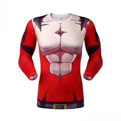 Anime Body Fitting Men Printed T-Shirt