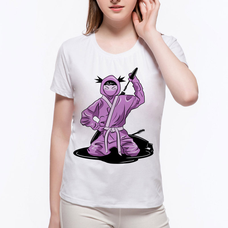 Lady Ninja Anime T-shirt