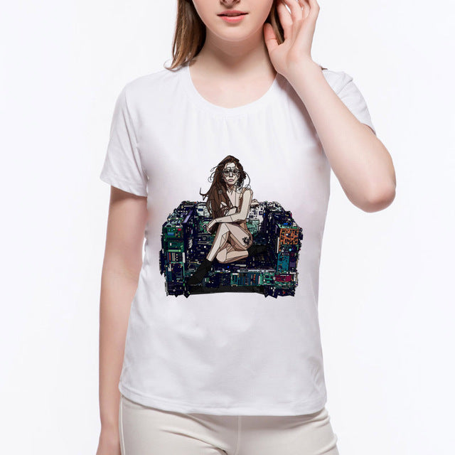 Lady Ninja Anime T-shirt