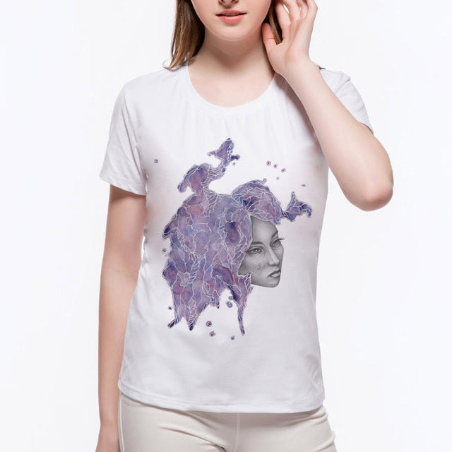 Lady Ninja Anime T-shirt