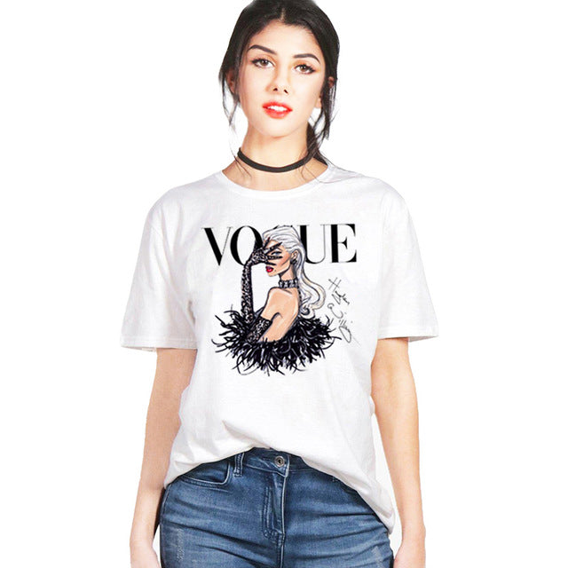 Comics Anime Women Fashion T-Shirt