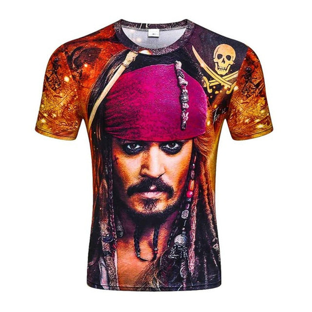 Casual Anime Men Fashion T-Shirt