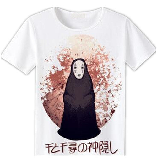 Printed Cartoon Adult Anime T-Shirt