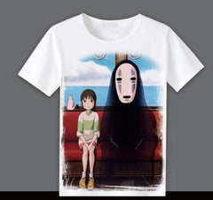 Printed Cartoon Adult Anime T-Shirt