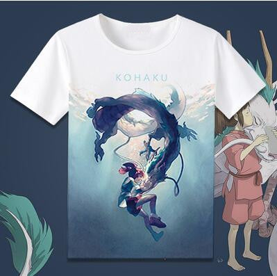 Printed Cartoon Adult Anime T-Shirt