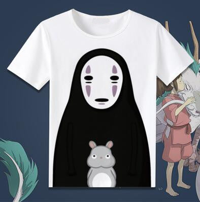 Printed Cartoon Adult Anime T-Shirt
