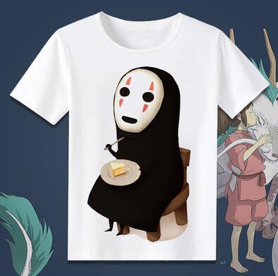 Printed Cartoon Adult Anime T-Shirt