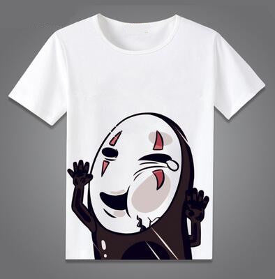 Printed Cartoon Adult Anime T-Shirt
