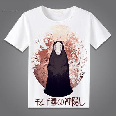 Printed Cartoon Adult Anime T-Shirt