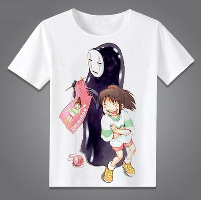 Printed Cartoon Adult Anime T-Shirt