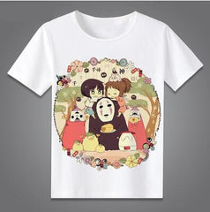 Printed Cartoon Adult Anime T-Shirt
