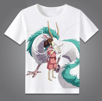 Printed Cartoon Adult Anime T-Shirt