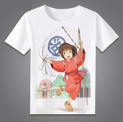Printed Cartoon Adult Anime T-Shirt