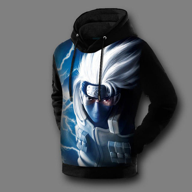 Adult Printed Anime Hoodies