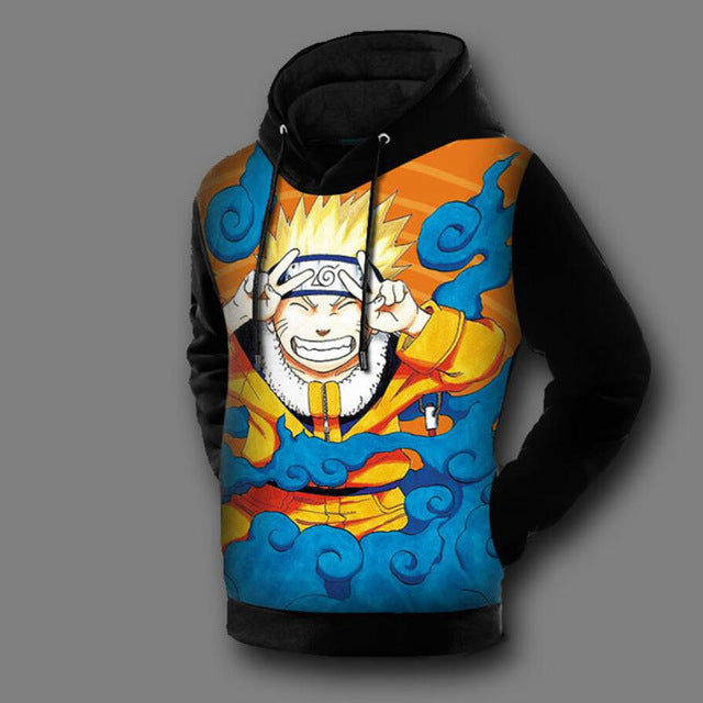 Adult Printed Anime Hoodies
