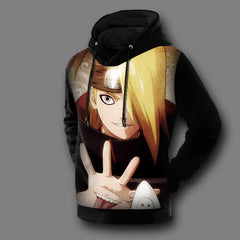 Adult Printed Anime Hoodies