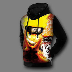 Adult Printed Anime Hoodies
