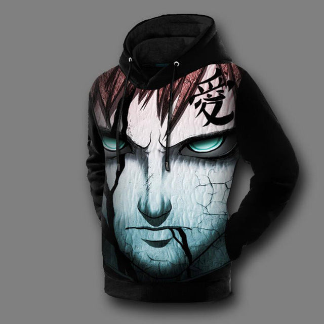 Adult Printed Anime Hoodies