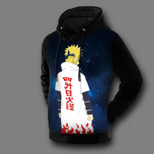 Adult Printed Anime Hoodies