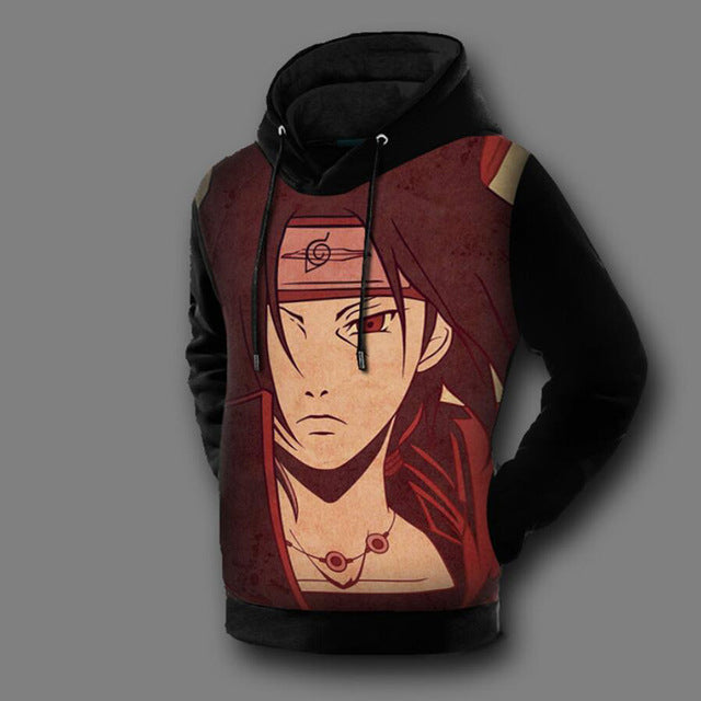 Adult Printed Anime Hoodies