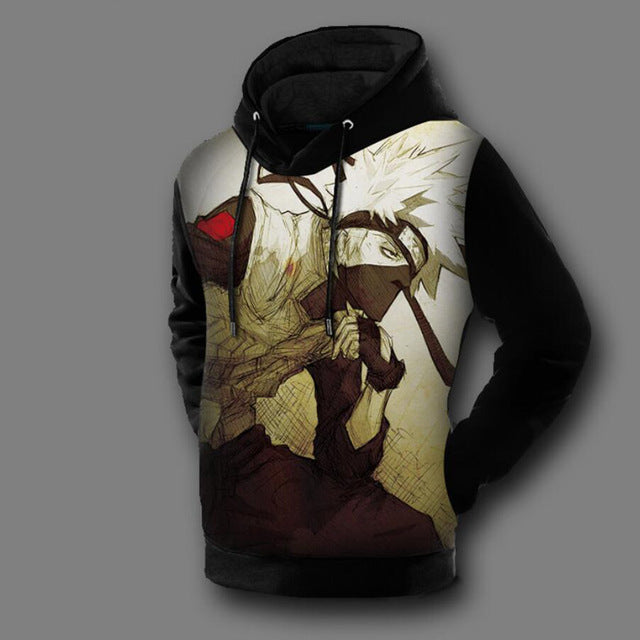 Adult Printed Anime Hoodies