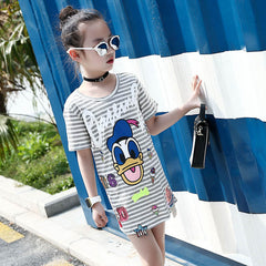 Anime Design Kids Stripe Fruit T-Shirt