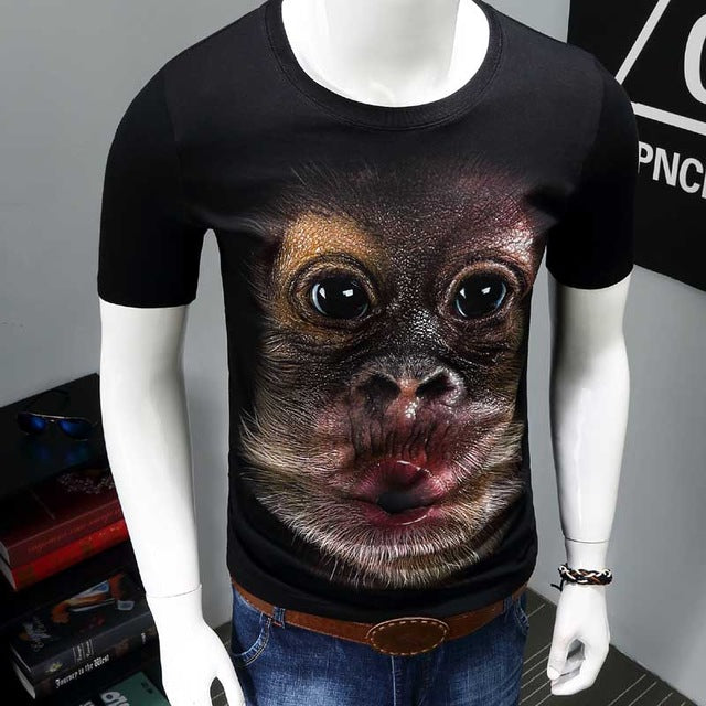 Printed Men Crossfit Anime T-Shirt